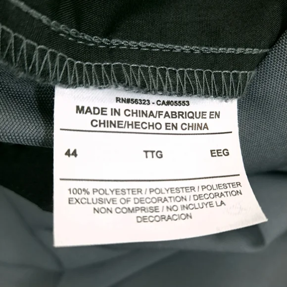 NIKE Men's Big & Tall Dri-FIT Pants Gray Pleated Rubber Grip - Size 44 Unhemmed - Picture 8 of 8